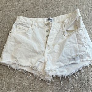 Agolde white shorts size 29 like new
